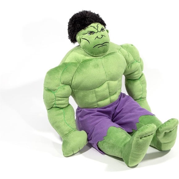 Avengers Plush Stuffed Hulk Pillow Buddy - Super Soft Polyester Microfiber - Picture 3 of 5